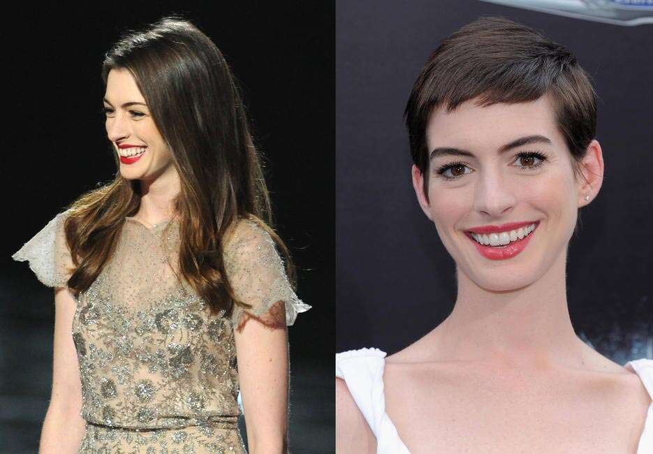 Anne Hathaway Hair Pixie