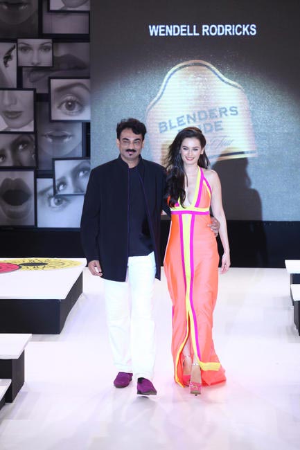 At Blenders Pride Fashion Tour - Evelyn Sharma walked as the showstopper for Wendell Rodricks 1