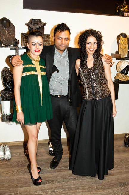 Kanika Saluja, Gaurav Gupta with Aparna Badlani