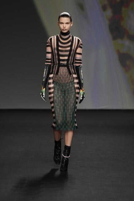 Brilliant use of stripes at Dior at Paris Haute Couture Week Fall Winter 2013.JPG