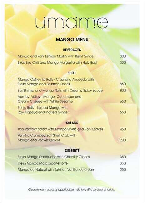 Mango Menu A Mid Summer S Treat Grazia India