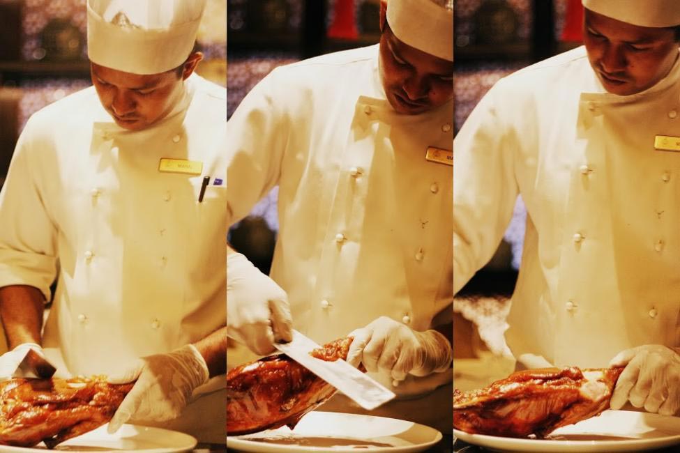 The making of the traditional Peking Duck