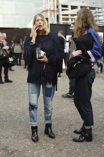 Street Style At London Fashion Week -- AW 2014