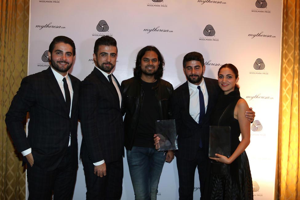 Rahul Mishra & the winning designers 
