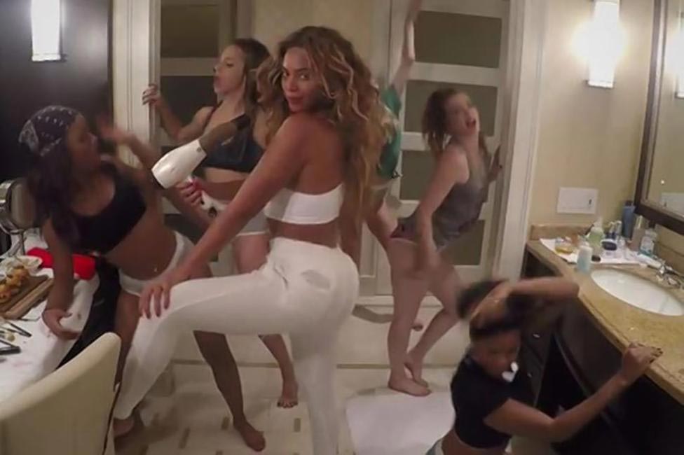 A still from Beyonce's new video