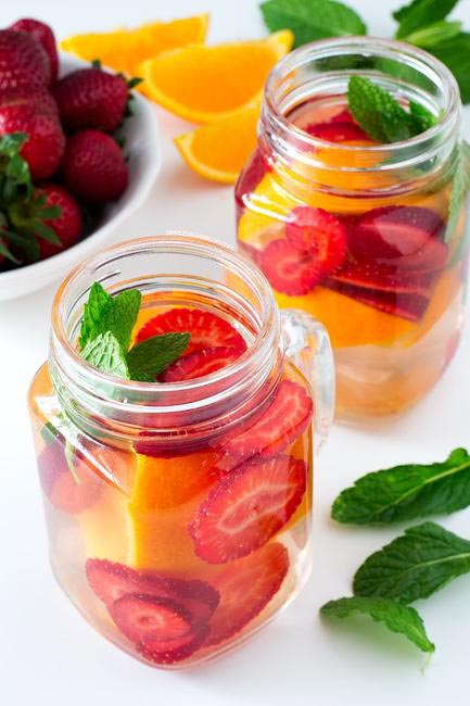 Fruit infused water