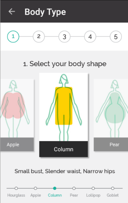 Select your body shape