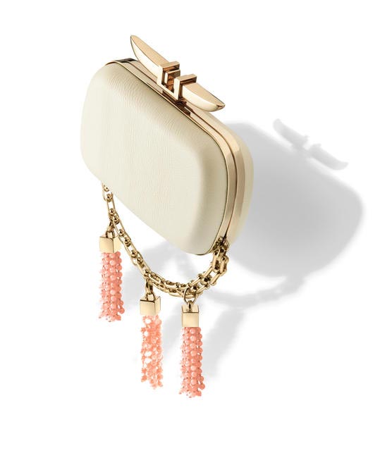 We are loving this tasseled clutch from Jalan Sahba