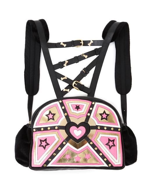 Manish Arora Paris AW 15 Letaher Star Power Backpack on Exclusively.com, Rs. 53350