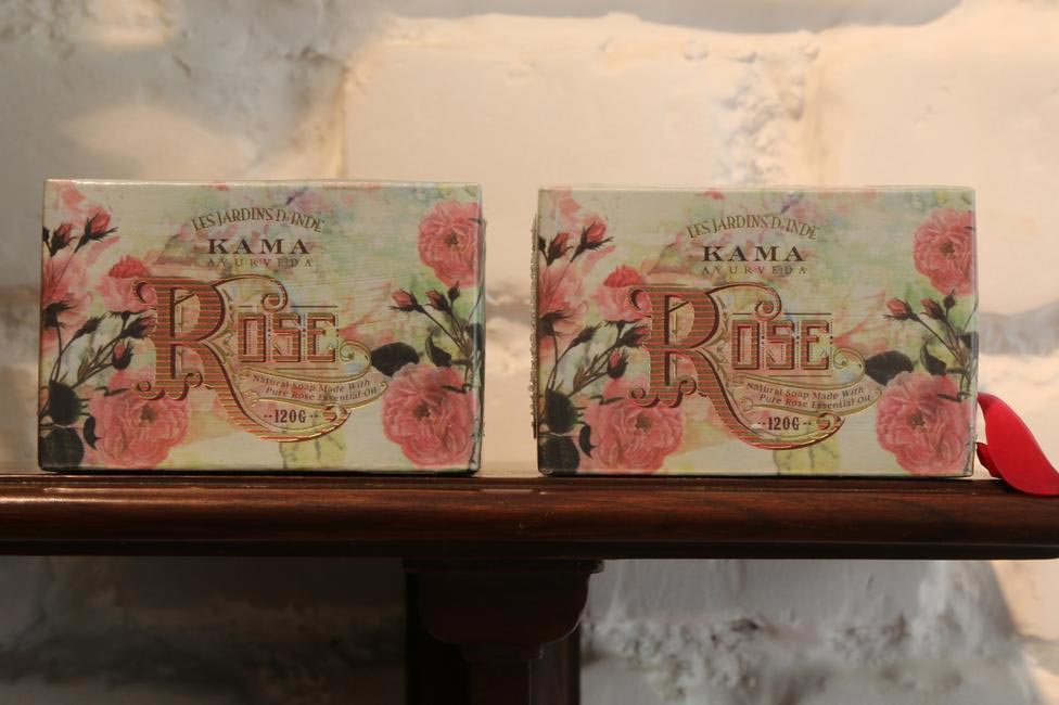 Newly launched Rose Soap by Kama Ayurveda available at Bandra store..