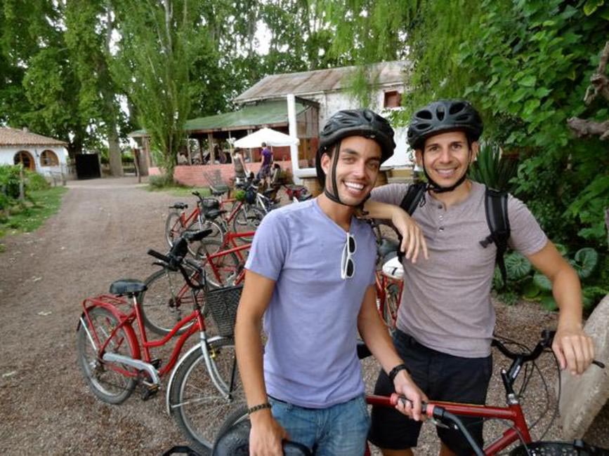 One of the best ways of discovering Mendoza, Argentina is on bikes, say the duo