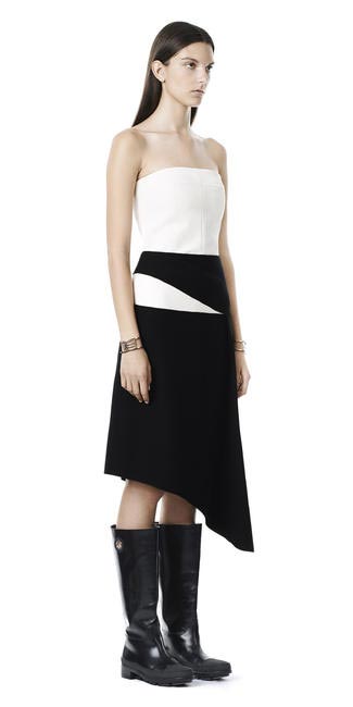 Balenciaga-canvas and crepe bustier dress - INR 183800 - Sale Price - 55140 INR