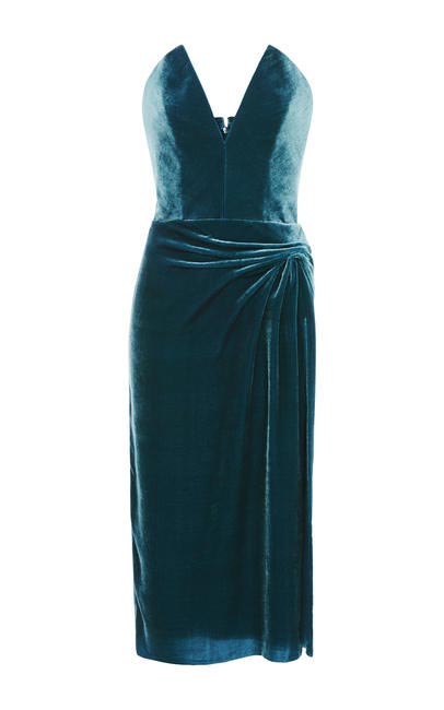 Cushnie Et Ochs - Bustier Velvet Dress - 123300 INR - Sale Price - 24660 INR