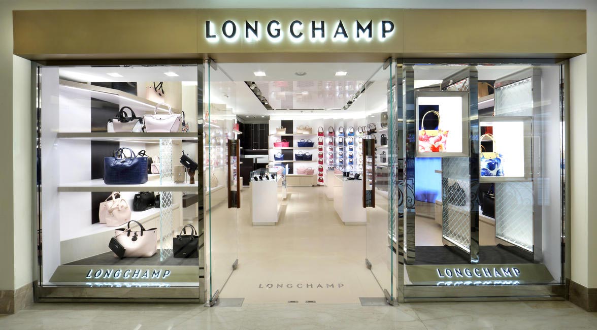 The Longchamp store in Palladium Mall, Phoenix Mills