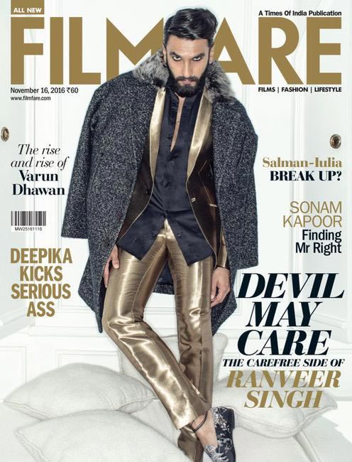 Watch The Making Of Filmfare S Latest Cover With Ranveer Singh Grazia India
