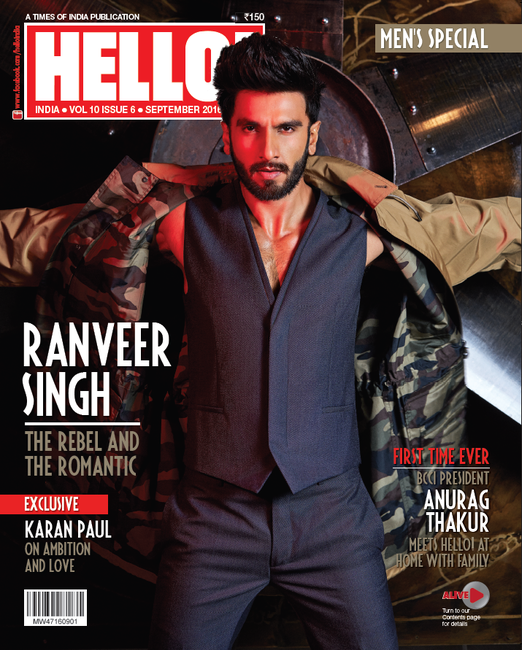 Ranveer Singh for Hello!