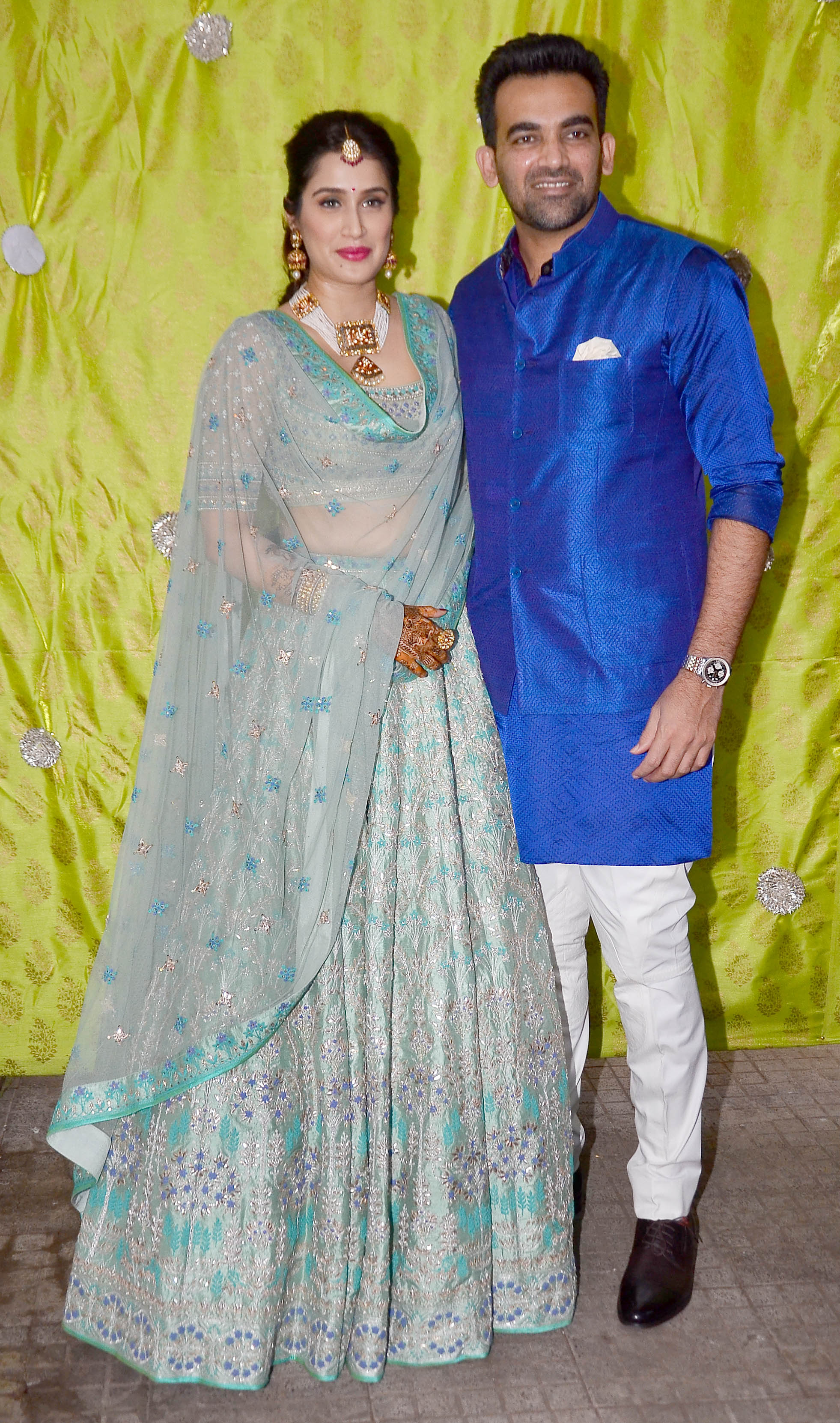 Sagarika Ghatge and Zaheer Khan
