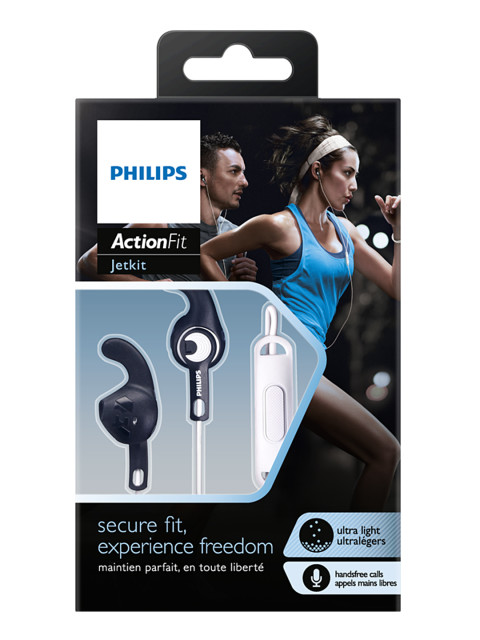 Philips Black & White ActionFit Sports In-Ear Headphones Rs. 844