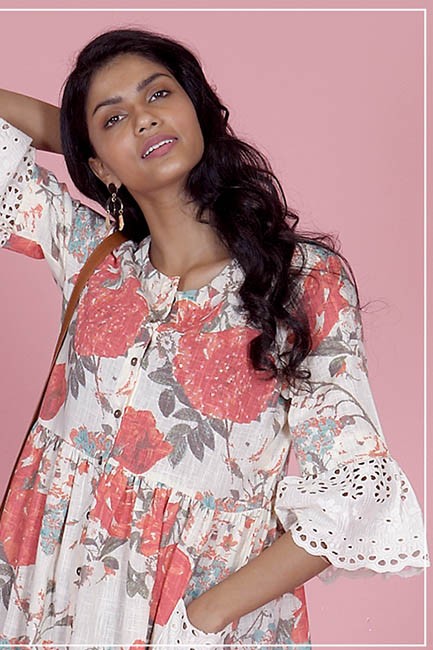 Bombay Paisley by Westside Multicoloured A-Line Dress Price in India, Full  Specifications & Offers | DTashion.com