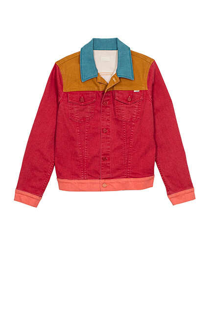 The Latest Levi's Vintage Clothing Trucker is a Mash-Up of Corduroy