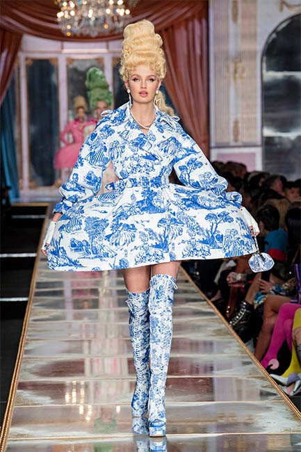 rococo inspired fashion shows