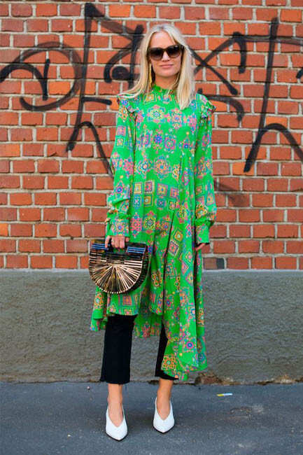 Style Therapy: Beat The Quarantine Monotony With A Dress Over Pants ...