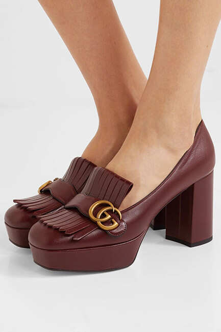 70s style platform outlet heels