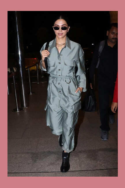 Deepika Padukone's airport look gets love online, fan says 'only she knows  about styling, others just wear whatever