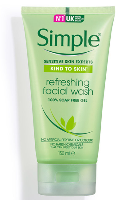 Acne fighting face washes