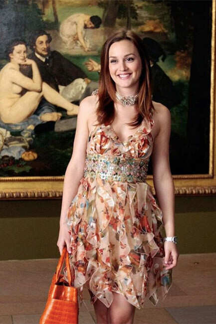 Blair waldorf oscar outlet de la renta dress