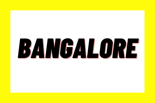 bangalore