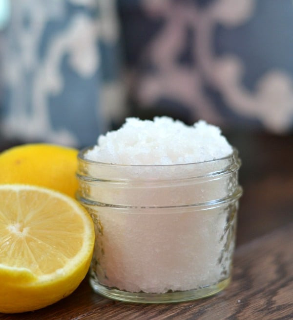 Diy Body Sugar Scrub with Oil and Lemon