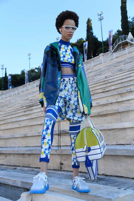 Dior Showcases Sneakers In Cruise Campaign At The Temple Of Zeus