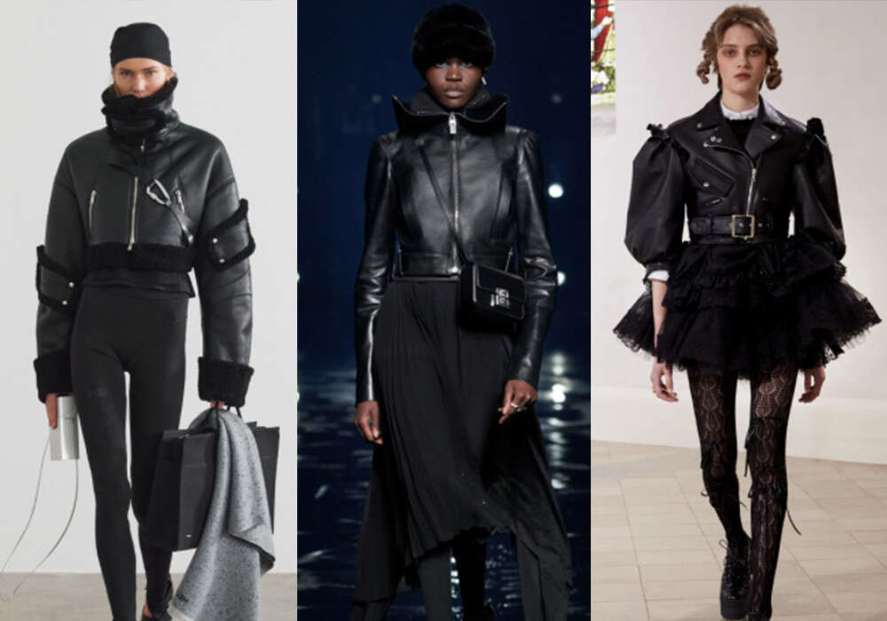 Leather Outfits Make An Iconic Comeback: Leather Skirts, Jackets, And More