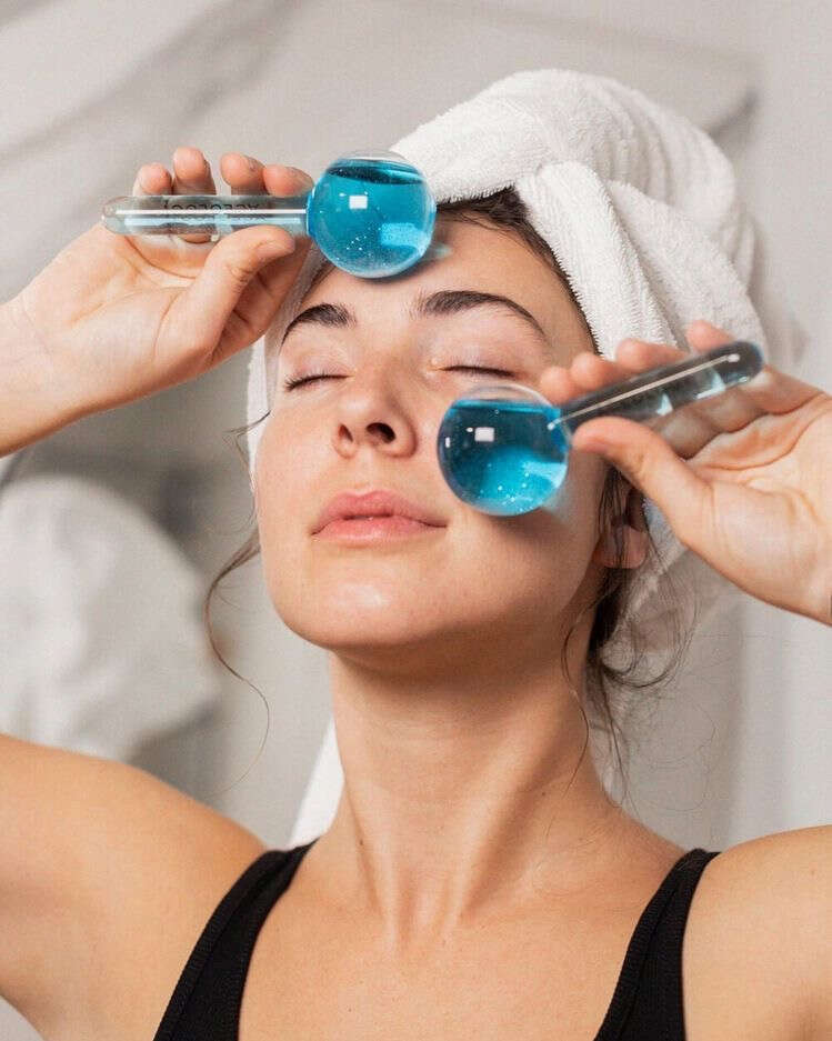 Face massage shop device