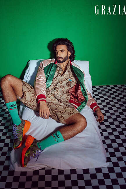 Ranveer Singh rocks pink pineapple printed Gucci outfit worth Rs 2