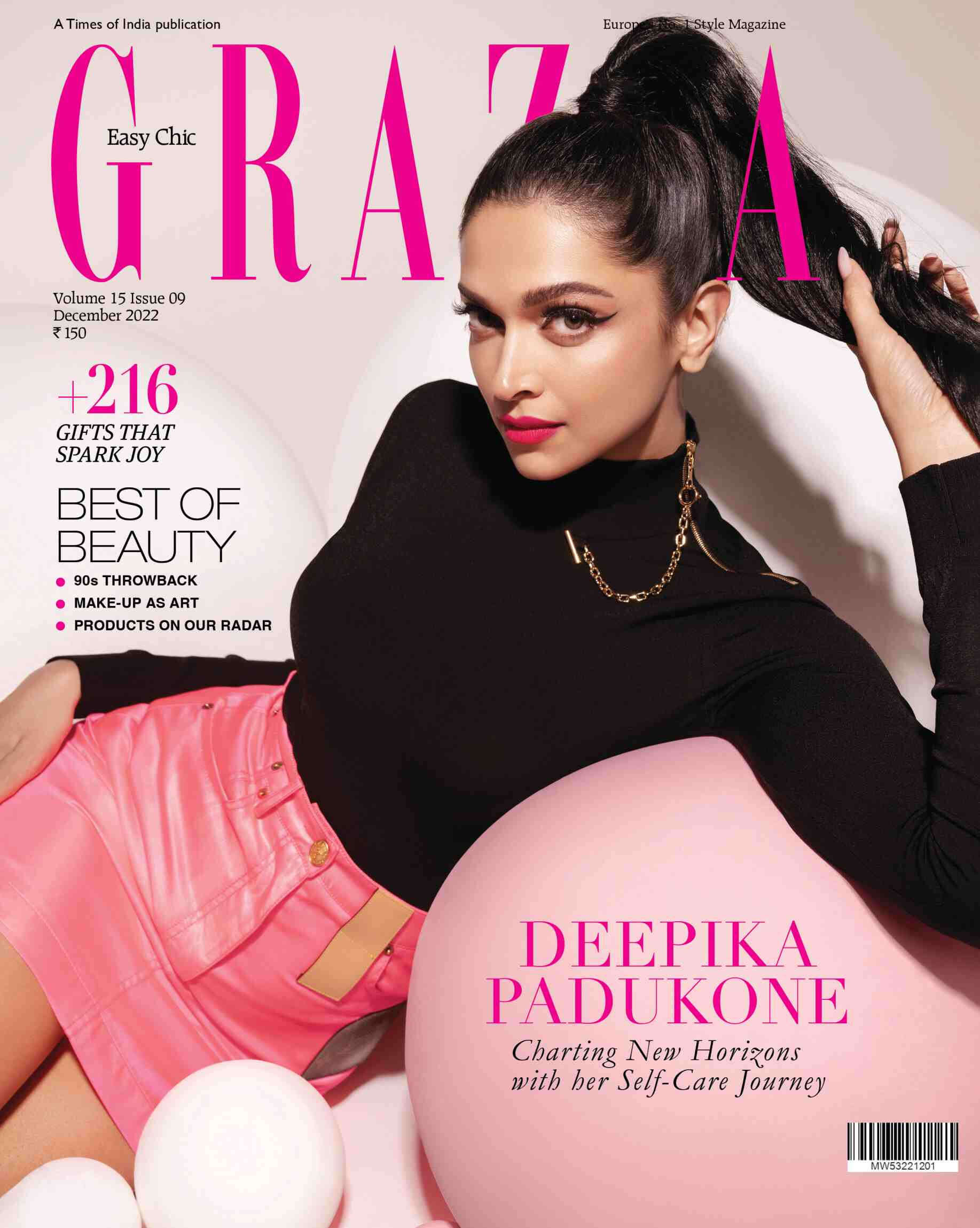 Deepika Padukone in Louis Vuitton on Vogue India May 2022 by Vivek