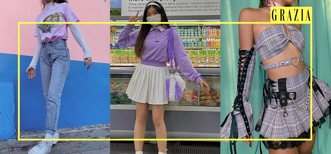 Girl soft clothing idea style autumn 2021 cute korean shopping vsco  highschool
