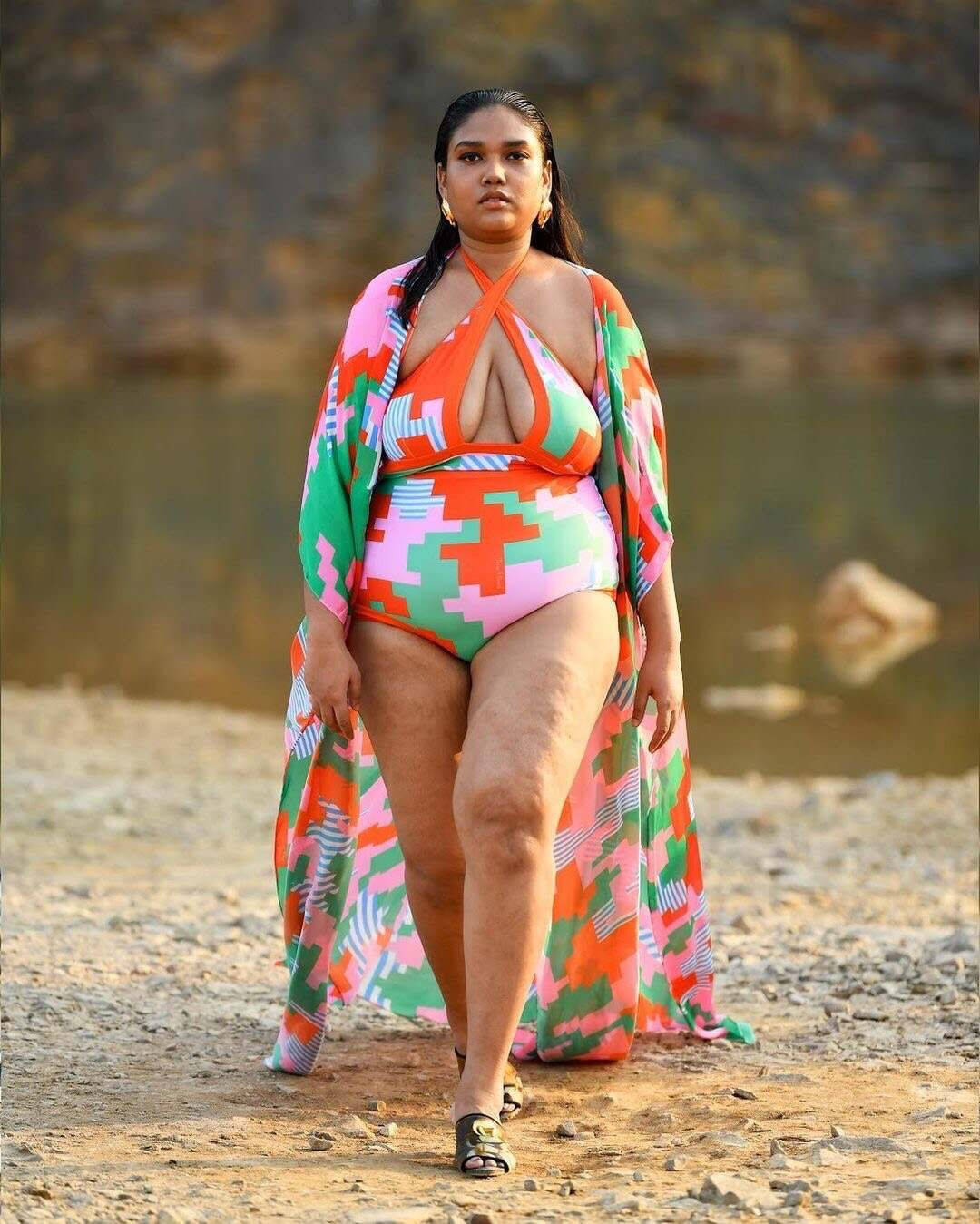 Plus size discount bikini india