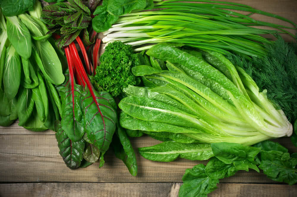 Green Leafy Vegetables for fatty liver.