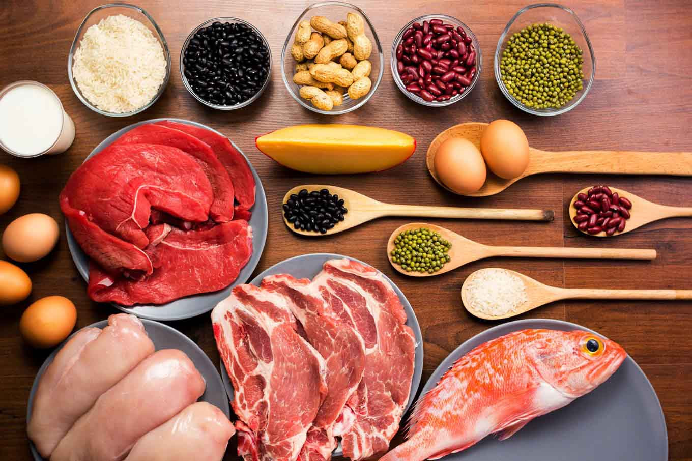 Protein sources on a keto diet.