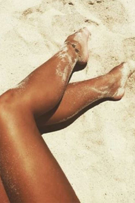 Summer skincare - self tan for a healthy glow.