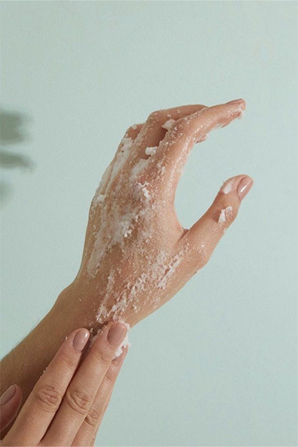 Summer skincare - exfoliate skin twice a week.