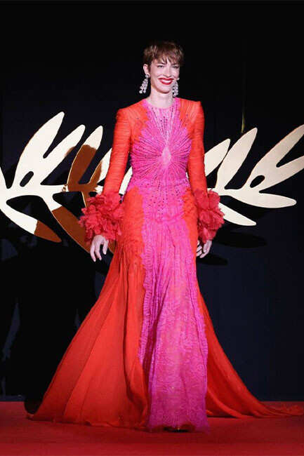 Gucci - During the Cannes Film Festival, Anne Hathaway was