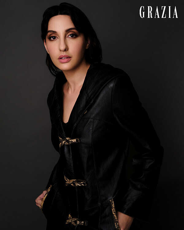 Nora Fatehi just took on the bralette-under-blazer trend, and we're taking  notes, Vogue India