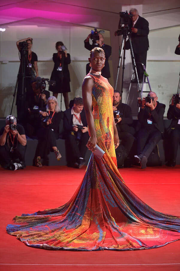 Gemma Chan Dazzles the Venice Film Festival Red Carpet in Louis