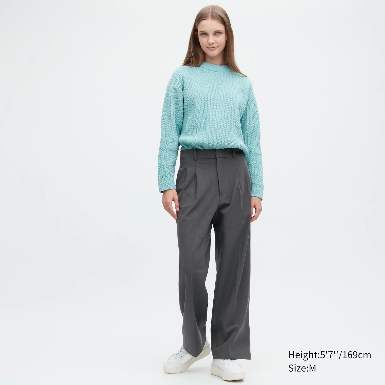 Pleated Wide Trousers, Uniqlo, Rs 2990