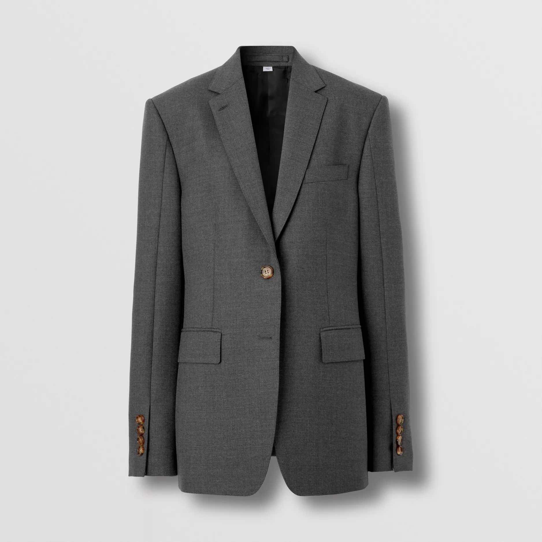 Relaxed Fit Wool Blend Blazer, Burberry, Rs 169956 approx 