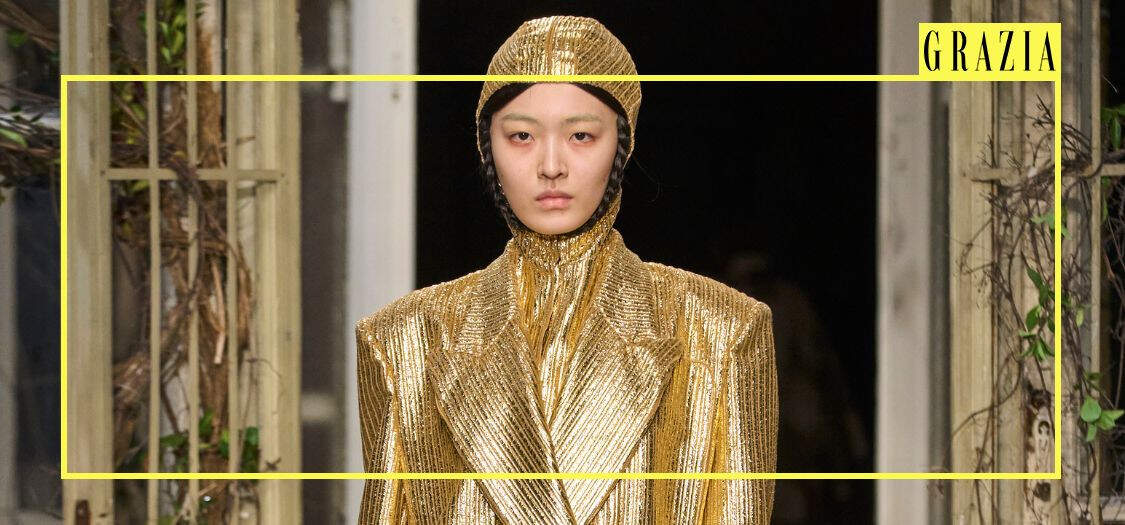 GRAZIA'S A/W 2024 Trend Report: Gilded Layers Sparkle on the Runways