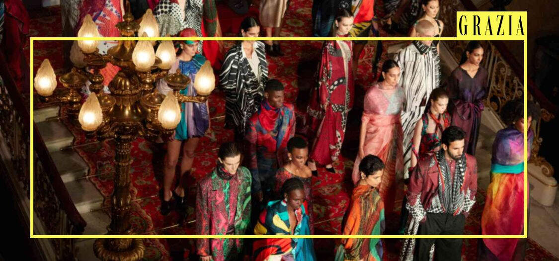 It Was Prints Galore At Aseem Kapoor's Debut London Showcase For Satya Paul